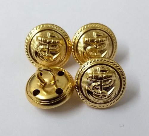Naval buttons ring back dress - ring,
