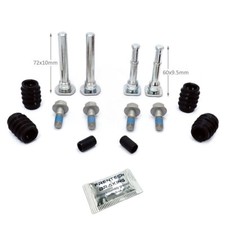 For Nissan Primera P12 (2002-2008) 2x Front Brake Caliper Guide Slider Pin Kits