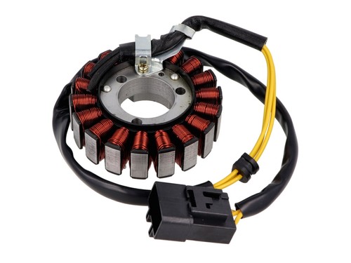 Alternator stator with - , 18