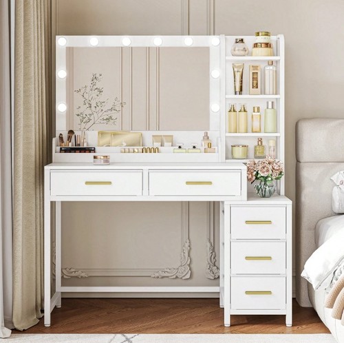 Dressing table with drawers - table, 5