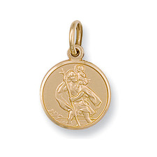9ct Yellow Gold St Christopher
