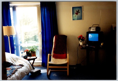 Vtg color snapshot cozy living - color,