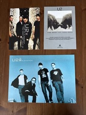 U2 Set Of Three Promo Postcards