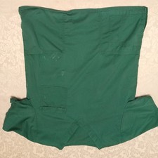 Cherokee Unisex Size L  Scrub Top Green V-neck READ