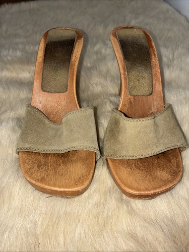 Ladies suede clog style - ladies,