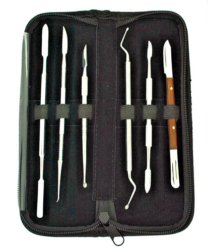 Wax modelling kit dental - kit,