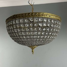 Custom Made Large Empire Style Half Basket Chandelier Free UK Delivery