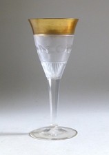 Moser Rare Antique Stem Glass
