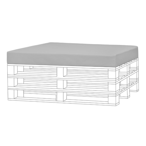 Grey outdoor garden pallet - outdoor,