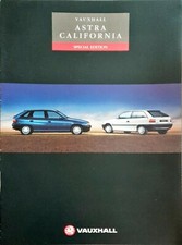 Vauxhall Astra California Brochure 1993
