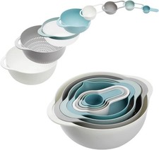 8 Piece Plastic Nesting Mixing