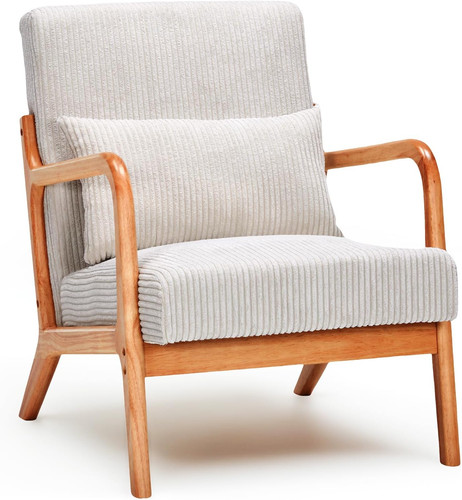Modern striped accent chair - striped,