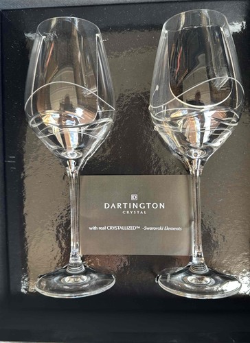 Pair dartington crystal - pair,