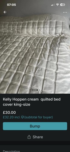 Kelly hoppen cream quilted - ,