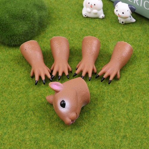 Squirrel finger hand puppet - finger,