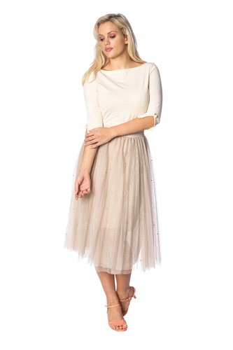 Women cream vintage - women's, retro
