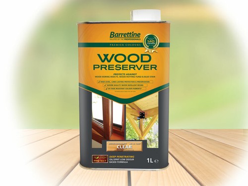 Barrettine wood preserver - wood,