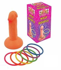 Hoopla Willy Ring Toss Game for Hen Parties - Fun Indoor Game with 6 Rings