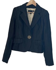 Just Cavalli Vintage Jacket, Black, Size 12