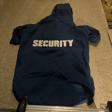 Blue Dog Hoodie Security Costume Outfits Pajamas Hoodie Warm Pet Clothes