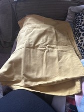 3 Mustard Coloured Cushion Covers
