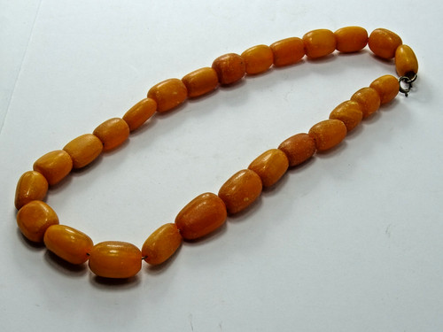Vintage butterscotch amber - butterscotch, egg