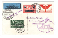 Graf zeppelin postcard - graf,