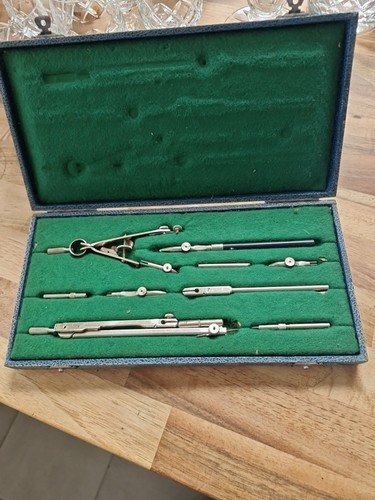 Vintage technical drawing set - drawing,