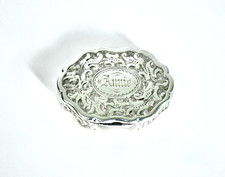 Antique Sterling Silver Vinaigrette by George Unite Hallmarked 1891
