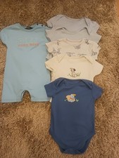 5 X BABY BOY SUITS, HARDLY