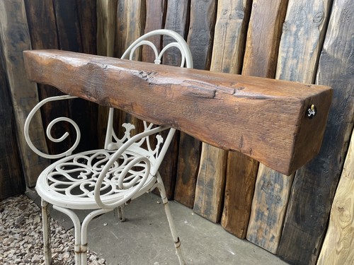 129cm fireplace mantle wood - 129cm,