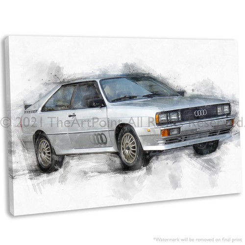 Audi quattro canvas - quattro, wall