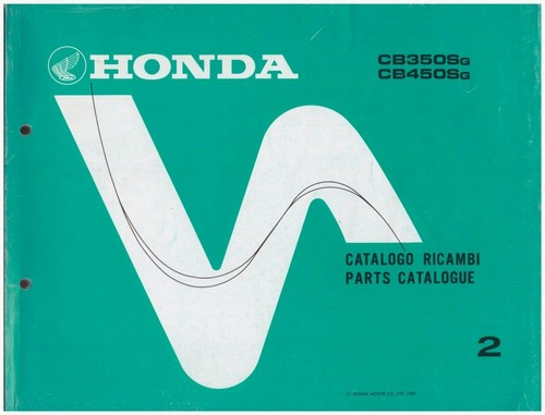 Parts catalog honda cb350s - parts,