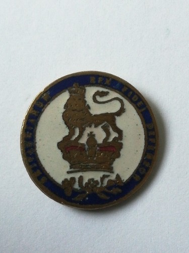 Victorian enamel shilling - victorian,