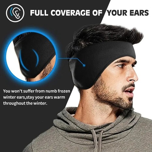 Warm fleece earmuffs - warm,