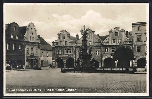 Postcard bad landeck - landeck, in