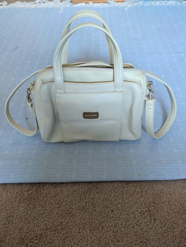 Liz claiborne cream leather - liz,