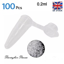 100 Pack Tiny 0.2ml Plastic