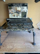 Fox Advantage Timber Double F Box with Matching Bivvy Table Excellent Condition