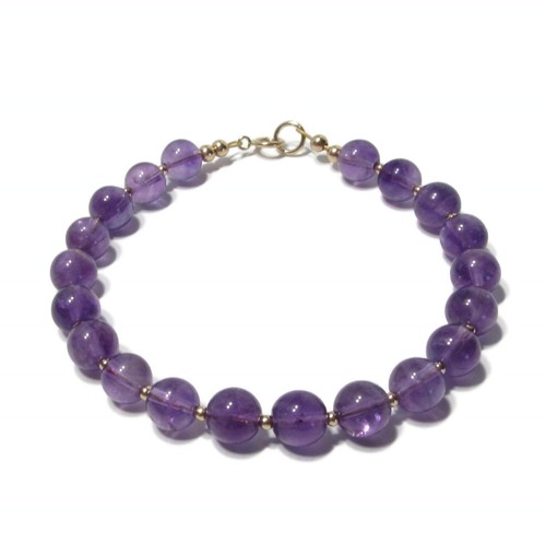 Handmade 9ct gold amethyst - 9ct,