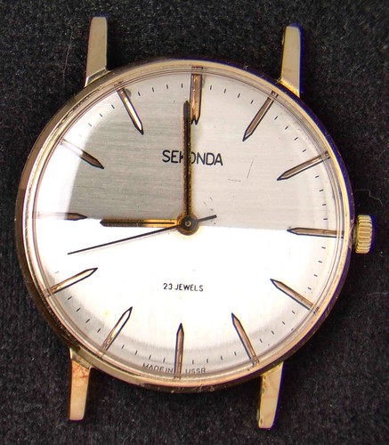 Sekonda ussr two tone dial - ussr, two-tone