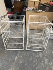 Elfa Wire Drawer Unit White