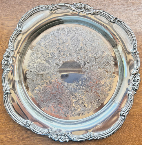 Silver plated serving - plated,