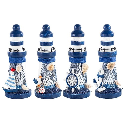Wooden lighthouse ornament - lighthouse,