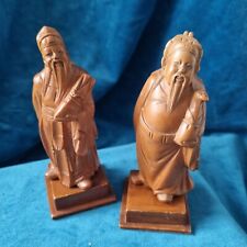 2 Vintage Chinese Wooden
