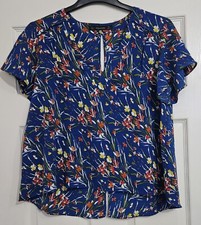 Zara Flower Print Top Size L