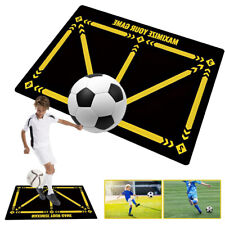Football Skills Mat Football Soccer Ball Control & Training Mat Non Slip