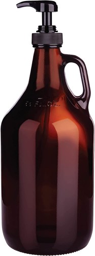 Half gallon glass pump - half,
