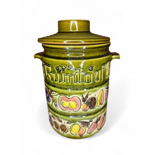 Large green vintage rumtopf - green,