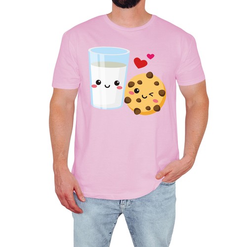 Funny cookie milk - milk, mens